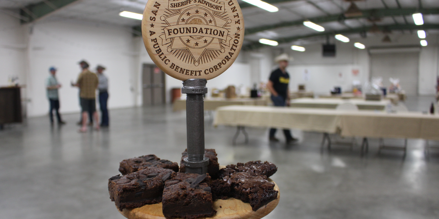 Dessert Tier Stand with Brownies
