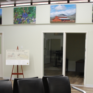 Waiting Room inside Behavioral Health Unit
