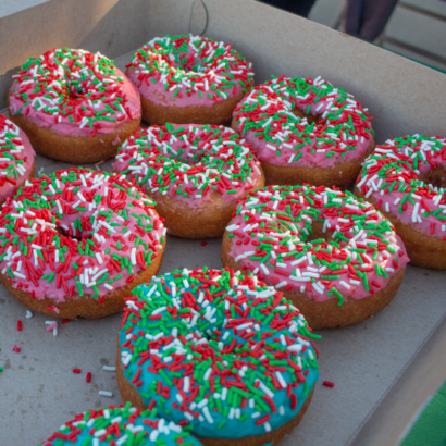 Dolly's Donuts at Christmas Bike Giveaway