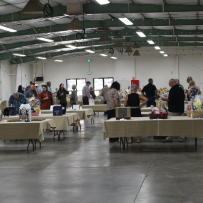 Crowd of Guests at Silent Auction