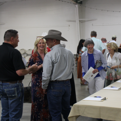 Crowd of Guests at Silent Auction