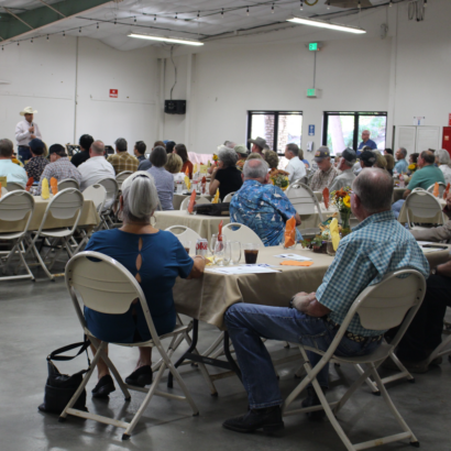 Crowd of Guests Listening to Sheriff Ian Parkinson