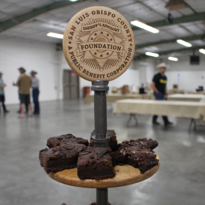 Dessert Tier Stand with Brownies