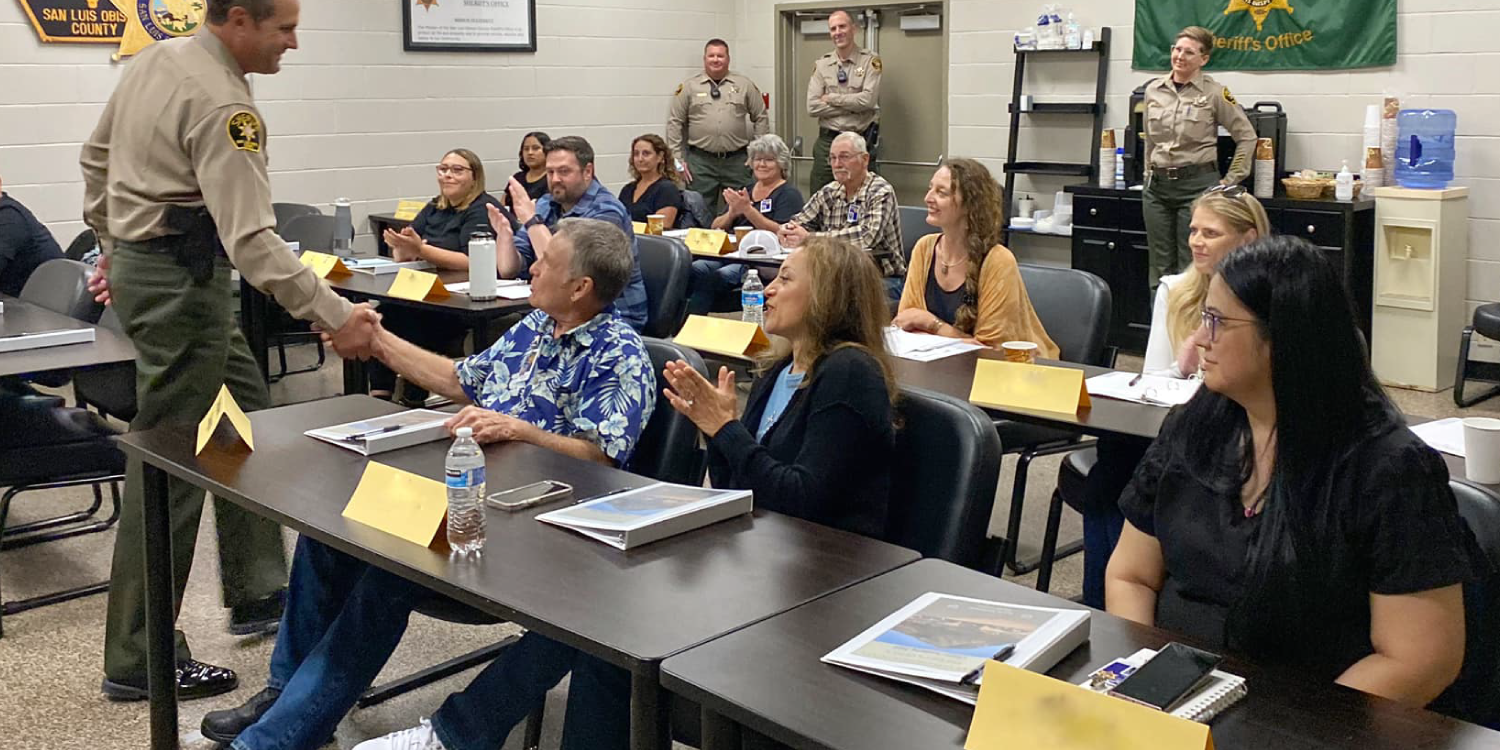 Citizens Academy Classroom with Students