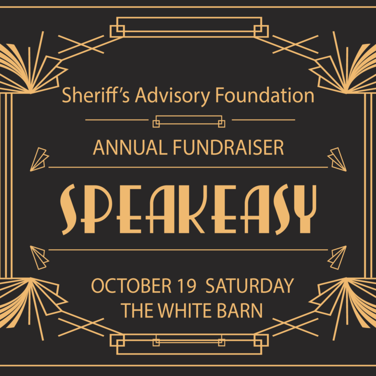 SAF Annual Fundraiser Speakeasy Invitation